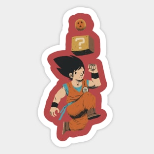 Goku Power Up Sticker